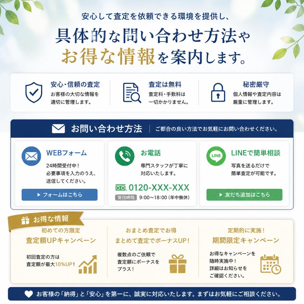 7. 今すぐ査定依頼を！