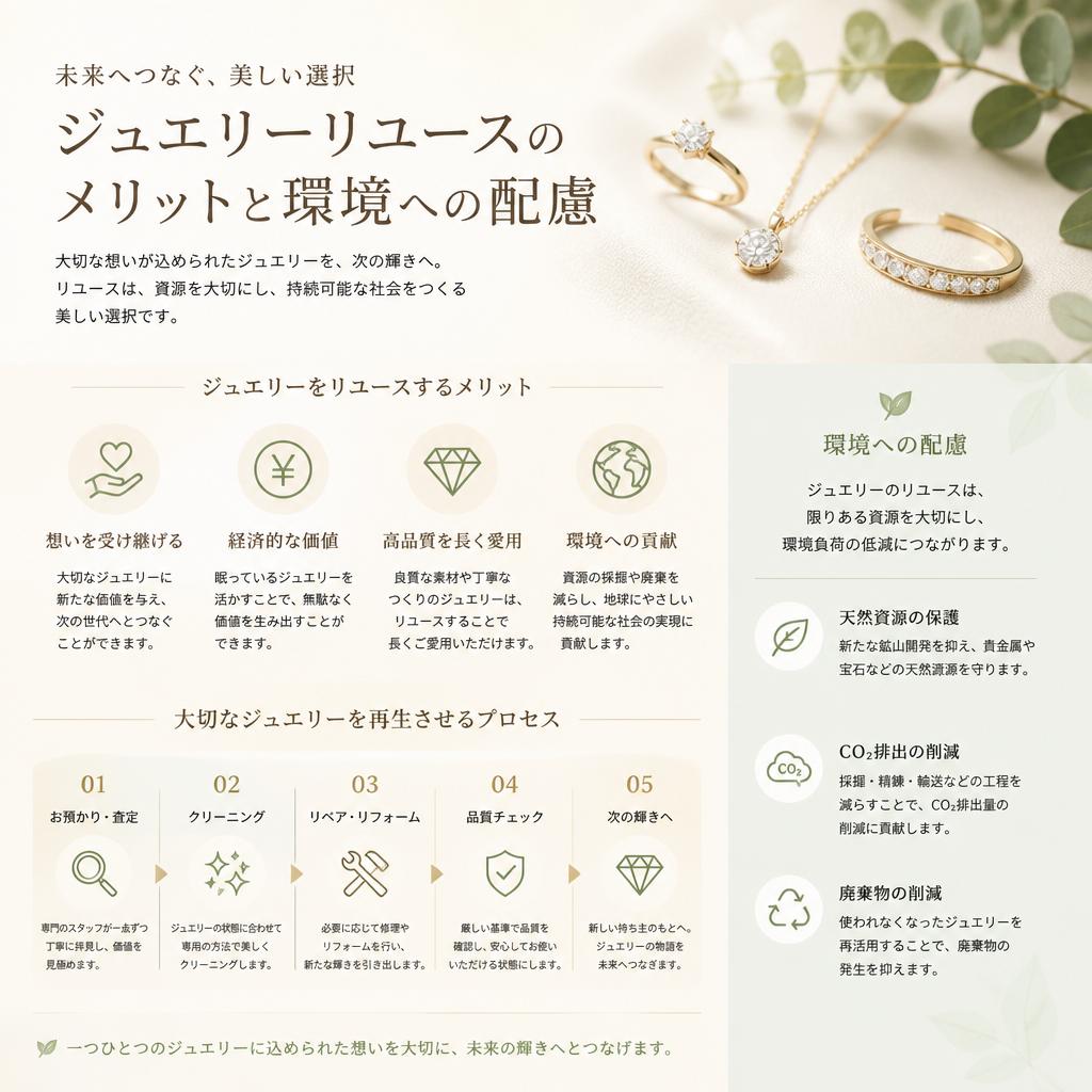 ジュエリーのリユースとは？