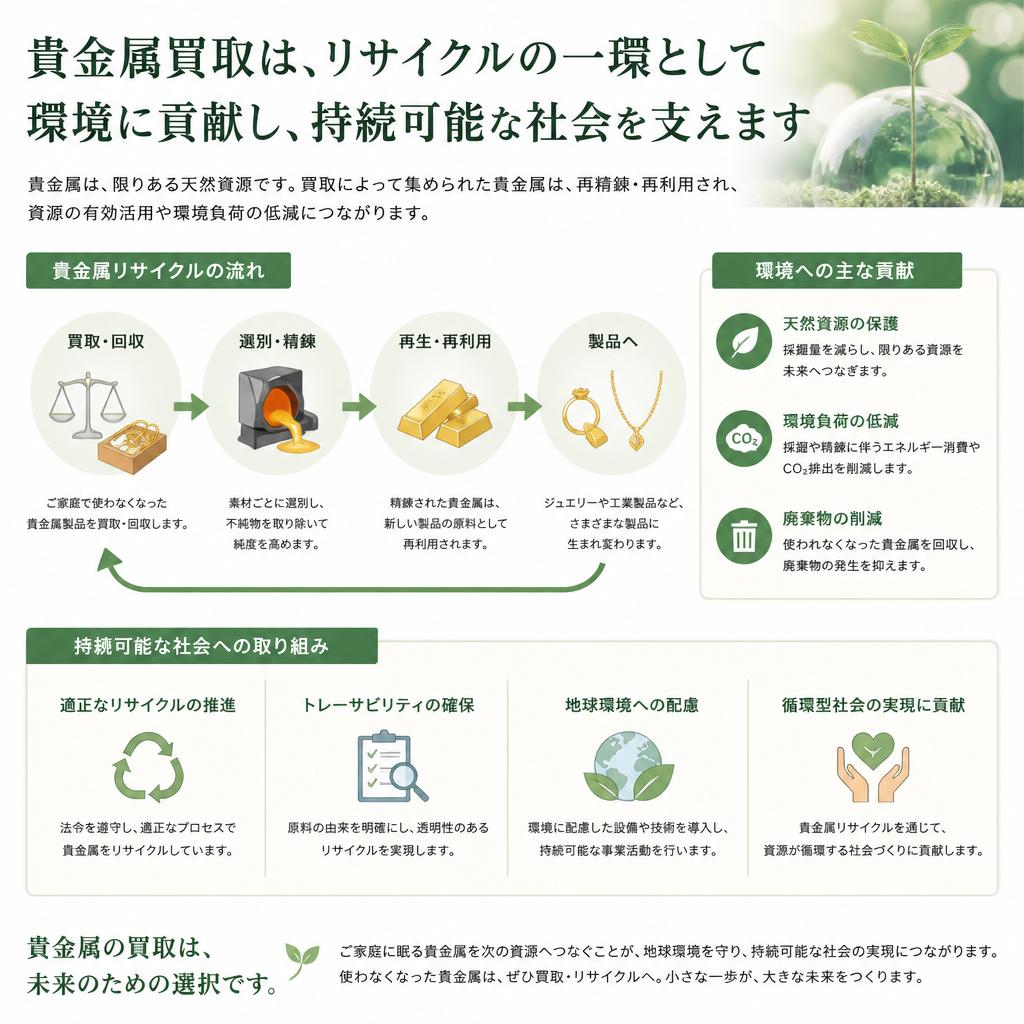 5. リサイクルとしての貴金属買取