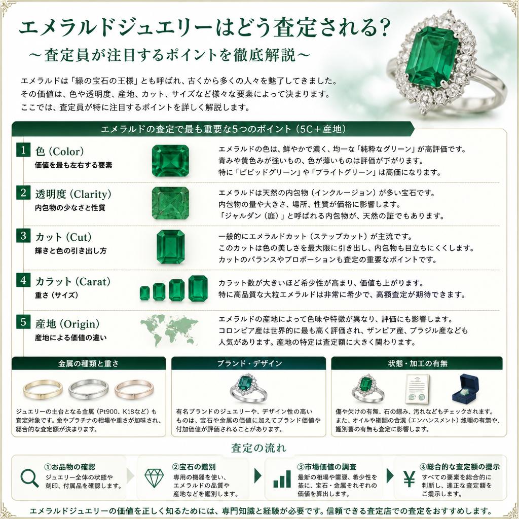4. エメラルドの査定基準