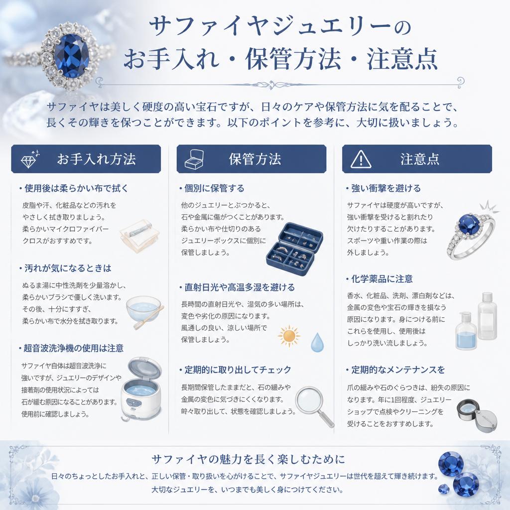 サファイヤの正しい扱い方