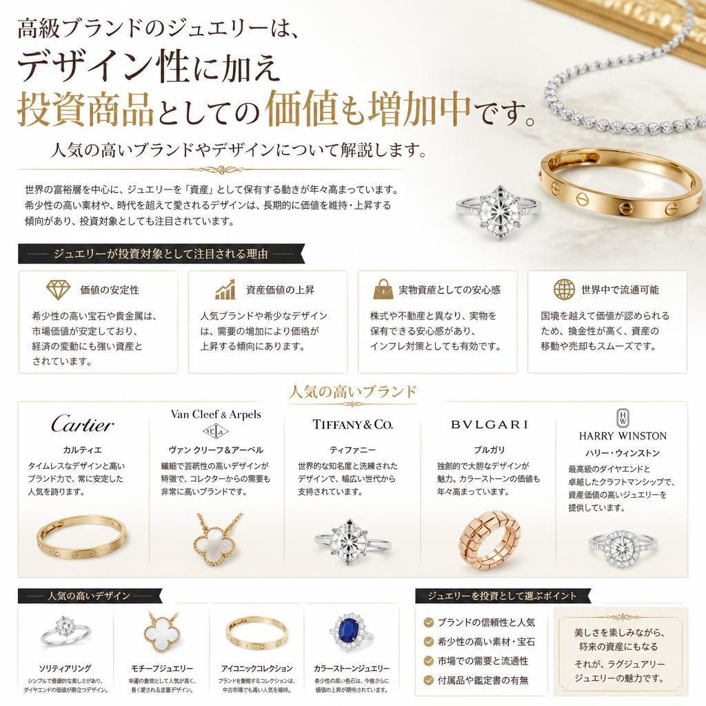 ブランドジュエリーの投資価値