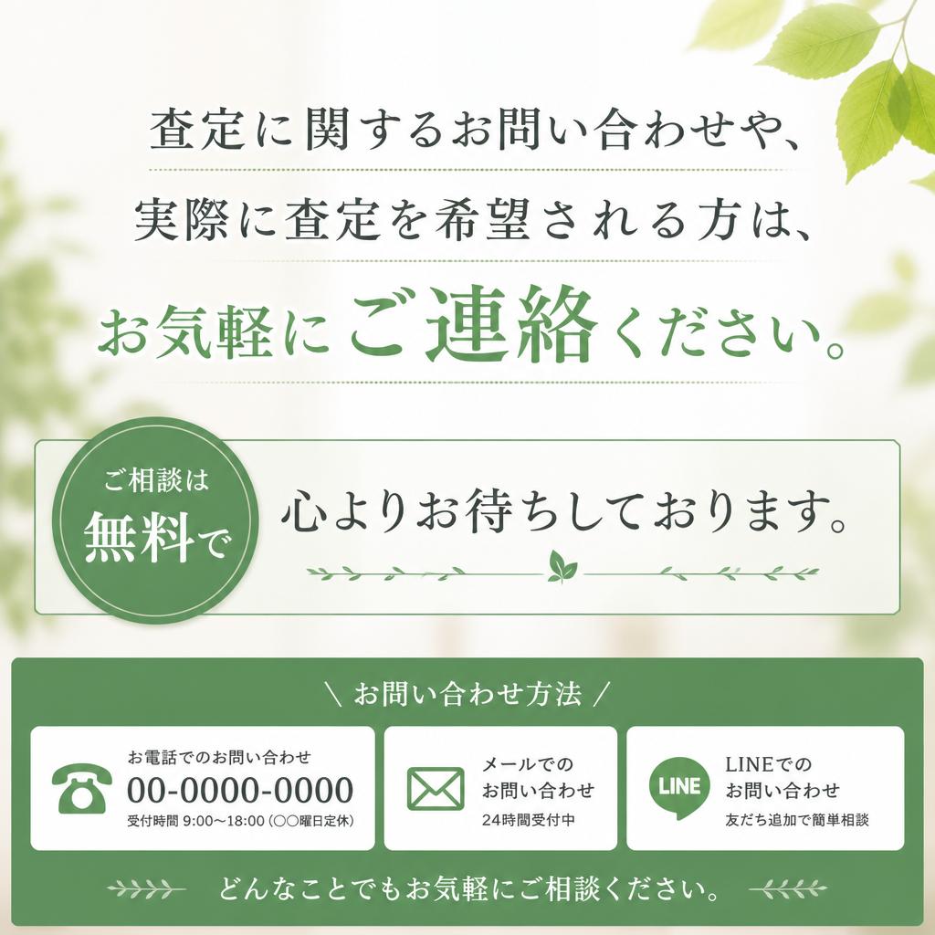 お気軽にお問い合わせを！