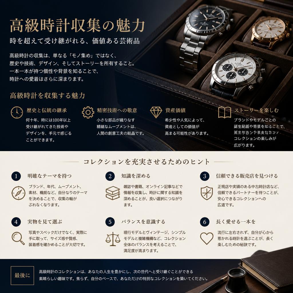時計収集の楽しみ方