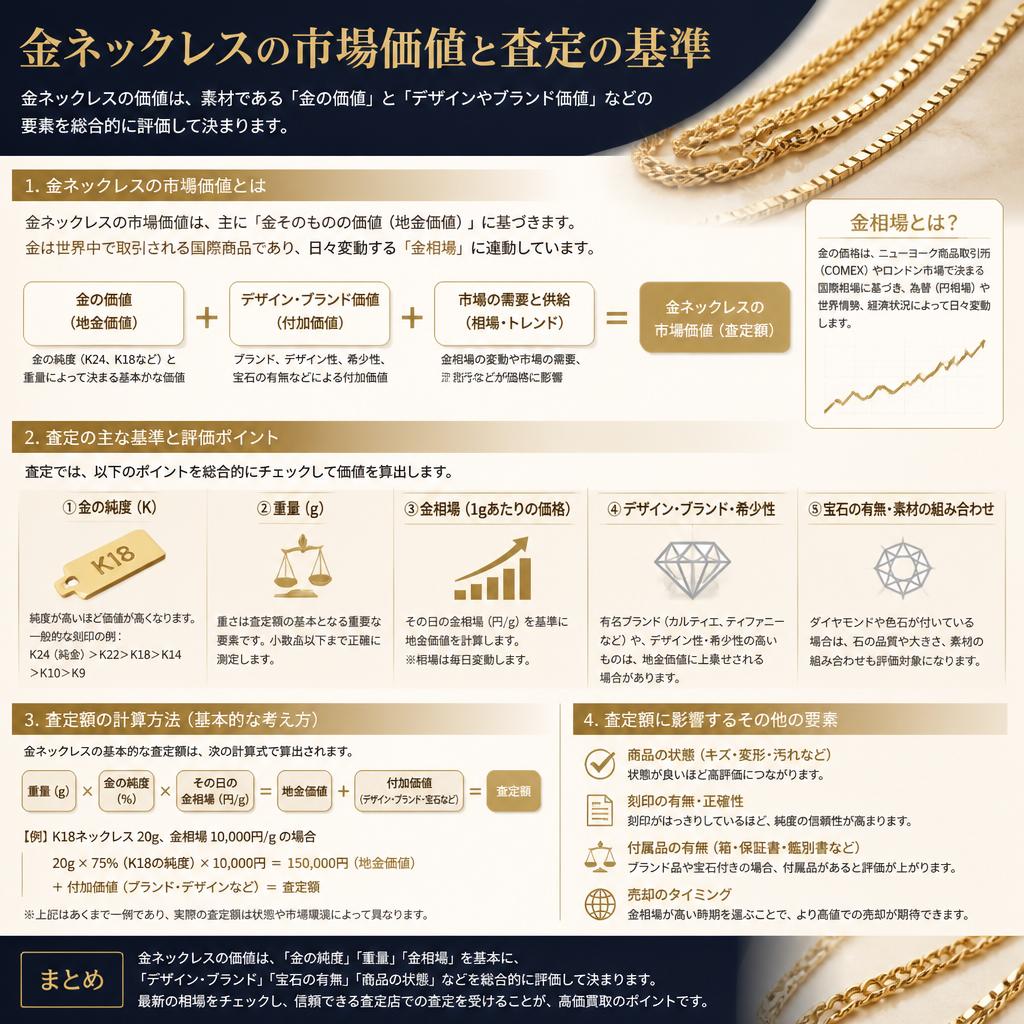金ネックレスの価値とは？