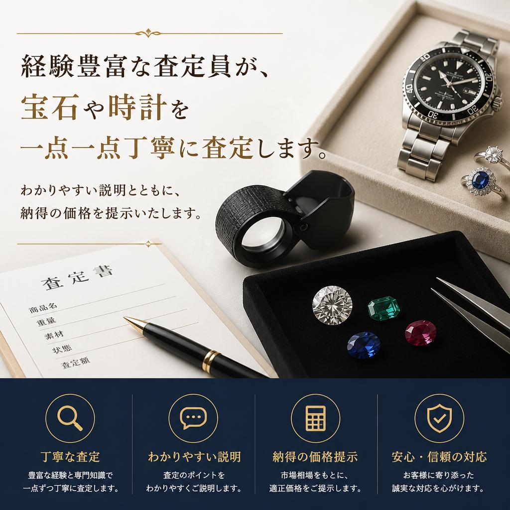 安心の査定サービス