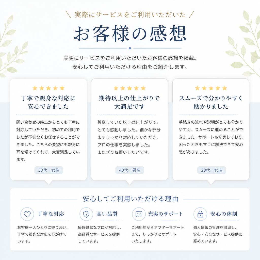 お客様の声