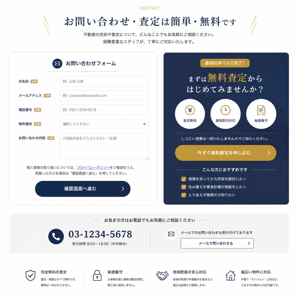 7. お問い合わせ・無料査定のお申し込み