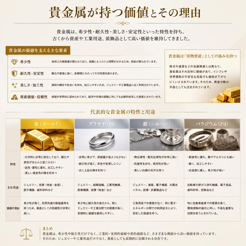 貴金属の価値とは
