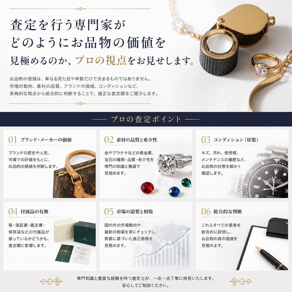 査定のプロがいる理由
