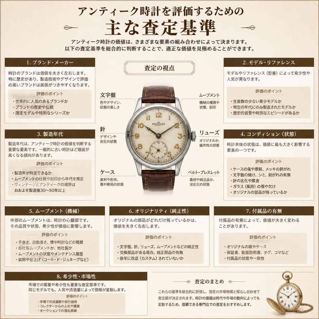 時計の査定基準