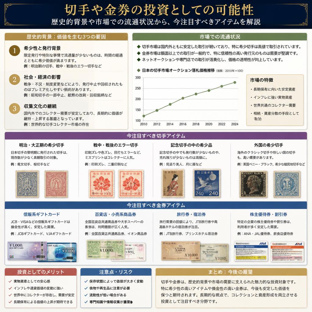切手と金券の投資価値