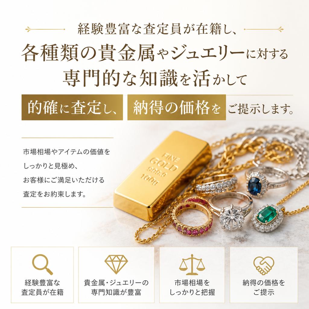専門知識を持った査定員がサポート