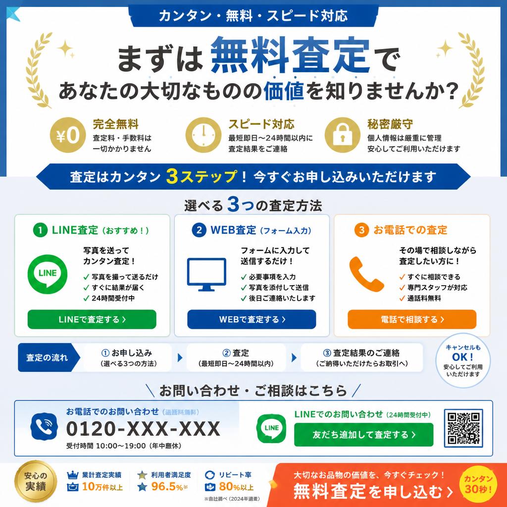 今すぐ査定を受ける！