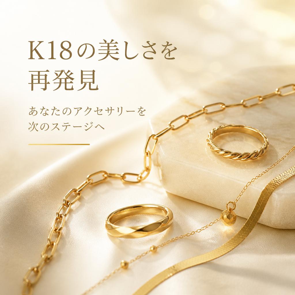 K18の美しさを再発見、あなたのアクセサリーを次のステージへ